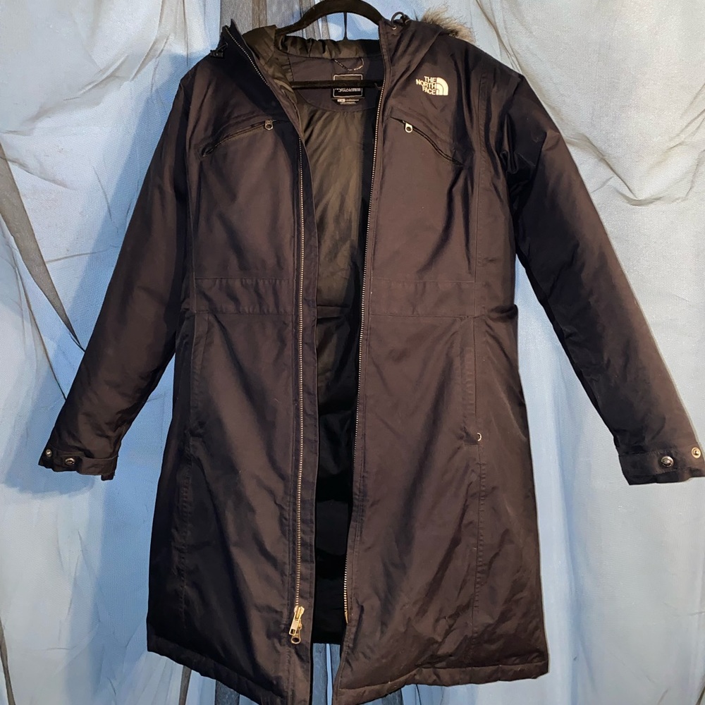The NorthFace Navy Blue Winter Coat